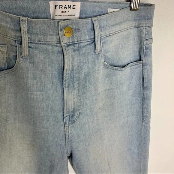 FRAME high rise cigarette jeans size 27 - Picture 2 of 4